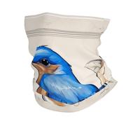 Bluebird Design 01 Print Headband Neck Gaiter Head Wrap Headwear