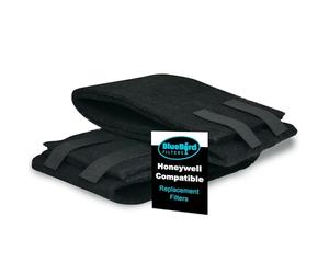 BlueBird Filters Replacement Prefilter, Fits Honeywell 17000-S, Carbon Charcoal, 2 Pack