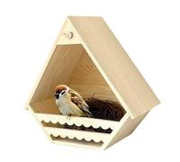 Bluebird Houses for Outside | Sparrow Nesting Wooden Habitat,Outside Birdhouse | for Bluebird Finch Sparrow Swallow Wren Chickadee Pigeon Hummingbird Garden Backyard Porch Patio Courtyard