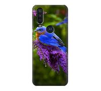 Bluebird of Happiness Blue Bird Case Cover For Motorola One Action (Moto P40 Power)