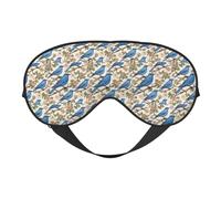 Bluebird Pattern 02 Eye Mask for Sleeping, Sleep Mask Blocks Light Perfect for Women and Men, Soft and Comfortable Blindfold for Travel