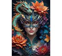 Bluebird Puzzle jigsaw puzzle Lady with a Dragon - 1000 pieces puzzle