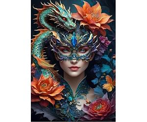 Bluebird Puzzle jigsaw puzzle Lady with a Dragon - 1000 pieces puzzle