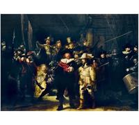 Bluebird Puzzle - Rembrandt, The Night Watch, 1642, 1000 Piece Jigsaw Puzzle - Reproduction of the Famous Painting - Adult Puzzle - Made in Europe
