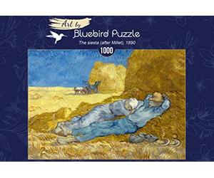 Bluebird Puzzle - Vincent Van Gogh - The siesta (after Millet), 1890-1000 Piece Jigsaw Puzzle