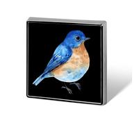 Bluebird Watercolor Funny Lapel Pins Button Brooch Badge Hat Clothes Bag Jewelry for Men Women