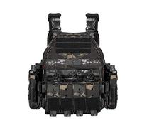 BLUEBLUE YAKEDA Modular Tactical Vest Quick Release Plate Carrier Tactical Vest - Dark Camo