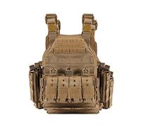 BLUEBLUE YAKEDA Modular Tactical Vest Quick Release Plate Carrier Tactical Vest - Khaki