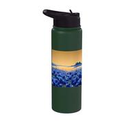 Bluebonnet Flower Field Texas Hill Meadow Stainless Steel Insulated Water Bottle