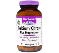 Bluebonnet Nutrition, Calcium Citrate, Plus Magnesium, 180 Caplets