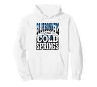 Bluebonnets Cold Springs Texas Hill Country Raised Identity Pullover Hoodie