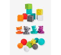 Bluebox Set of 8 Balls, 4 Animals and 8 Sensorial Cubes multi