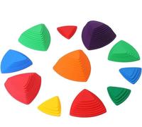 BLUEBRIT kids Stepping Stone Game Elevate Kids Balance and Coordination with Balance Stones and Beam for Indoor and Outdoor Sensory Play Adventure 11-Piece