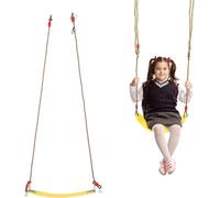BLUEBRIT Kids Trapeze Bar With Gym Rings Outdoor Children's Gym Toy for Fun and Active Play Universal Installation, Quality Assured, and Promotes Kids' Development (Belt Swing Seat)