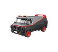 BlueBrixx American Van Van 1357 Collectible Building Blocks | Tri-colour design, front guard, roof spoiler, red rims, designed interior, 286 x 128 x 148 mm, 109763