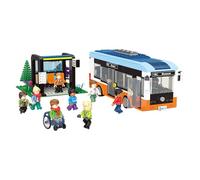 BlueBrixx Play 108137 - City Bus with 646 Building Blocks - Compatible with Other Brands - Supplied in Original Packaging