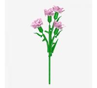 BlueBrixx Pro 108710 - Pink Carnation made of interlocking bricks with 150 components