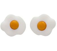 Bluebubble ALL DAY BREAKFAST Fried Egg Earrings Gift Boxed