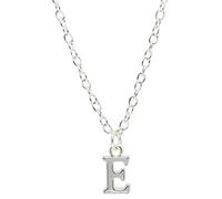 Bluebubble ALPHABET A-Z Initial Charm Necklace Gift Boxed (Letter E)