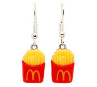 Bluebubble AMERICAN DINER Red Fries Dangle Earrings on Gift Card
