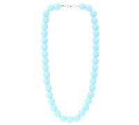 bluebubble BUBBLEGUM BEAD Solid Acrylic Charm Necklace on Gift Card - 27 Colours Available (Baby Blue, 26)