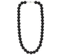 bluebubble BUBBLEGUM BEAD Solid Acrylic Charm Necklace on Gift Card - 27 Colours Available (Midnight Black, 22)