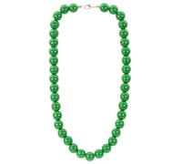 bluebubble BUBBLEGUM BEAD Solid Acrylic Charm Necklace on Gift Card - 27 Colours Available (Olive Green, 26)
