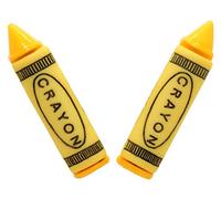 Bluebubble COLOUR MY WORLD Yellow Crayon Stud Earrings on Gift Card