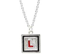 Bluebubble DRIVE Learner L Plate Charm Necklace on Gift Card