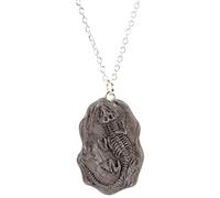 bluebubble FOSSILS Dinosaur Bone Charm Necklace on Gift Card