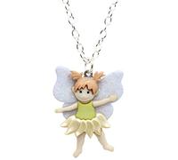 bluebubble I Believe Green Georgie Fairy Necklace on Gift Card