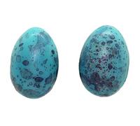 Bluebubble MINI SWEET TREAT Magic Mint Green Mini Egg Stud Earrings on Gift Card