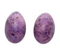 Bluebubble MINI SWEET TREAT Parma Violet Purple Mini Egg Stud Earrings on Gift Card