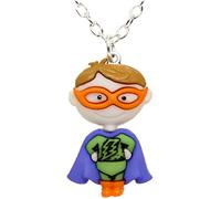 bluebubble My Hero Storm Boy Necklace on Gift Card