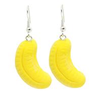Bluebubble MY SWEET SHOP Pick & Mix Earrings on Gift Card (Cool Yellow Banana)