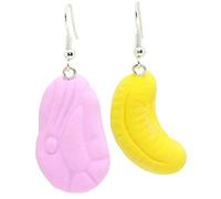 Bluebubble MY SWEET SHOP Pick & Mix Earrings on Gift Card (Shrimp & Banana Mix)