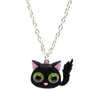bluebubble Trick OR Treat Witches Cat Necklace on Gift Card