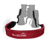 BlueCabi Neoprene Neck Shoulder Strap for Cameras and Binoculars,Comfortable Adjustable Fit for Men and Women with Anti Slip Material,Lightweight Design for Binocular Telescopes, Red, Large