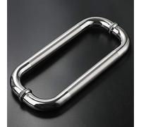 BlueCatELE 12 Inch Glass Door Handle Shower Door Handle Made of Back to Back Stainless Steel