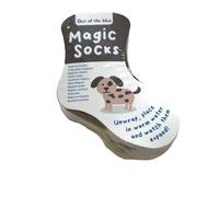 BLUECHOLON Magic Socks for Children, EU22-34, Surprise Gift, 3,4,5,6,7,8 Years, Birthday Gift, Magic Socks Expand, Football, Football, Unicorn, Pig, Dog, Cat, Lion, Tiger, Elephant., Dog, 26