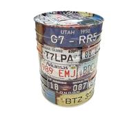 BLUECHOLON Original Money Box Design Oil Barrel Travel Large Piggy Bank for Adults Piggy Bank Tin Gift Piggy Bank XL (16 x 12, Canister Holder)