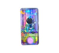 BLUECHOLON Space Ring Water Game, 3 Astronaut Models with Meteor, Moto and Rocket, Travel Skill Toy, 14 x 7 cm (Astronaut Motorcycle)