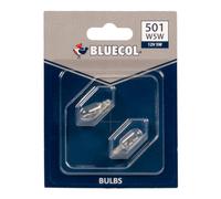 Bluecol 501 12V Capless Stop and Tail Bulb - Twin Pack 2 Pack