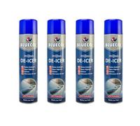Bluecol BLD600 Sub Zero De-Icer Aerosol Fast Ice Melt 600ml x4