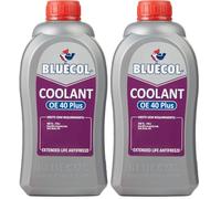 Bluecol Coolant OE 40 Plus, 1 L (Pack of 2)