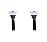 Bluecol Premium Ice Scraper for Car Windscreen, Ergonomic Padded Grip Car Ice Scraper (Pack of 2)