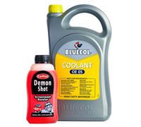Bluecol Winter Kit Coolant Concentrate Fluid Oe 05 & Carplan Screenwash Booster