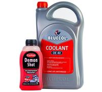 Bluecol Winter Kit Coolant Concentrate Fluid Oe 40 & Screenwash Washer Fluid