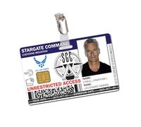 BlueCyborg Stargate Command - Cheyenne Mountain - Cosplay ID Card/Novelty ID Card (Jack O'Neill)