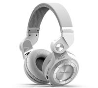 Bluedio Wireless Bluetooth Headphones Foldable Over Ear Headphones with Micro SD Card Slot/FM Radio/Support Amazon Web Services/Mic/Wired for Cell Phones/TV/PC (White)